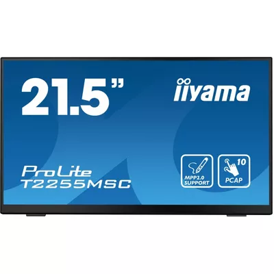 IIYAMA Monitor 21.5 cala T2255MSC-B1 POJ.10PKT.IPS,HDMI,DP,2xUSB 3.0