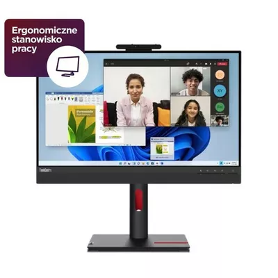 Lenovo Monitor 23.8 ThinkCentre Tiny-in-One 24 Gen 5 WLED with Webcam 12NAGAT1EU