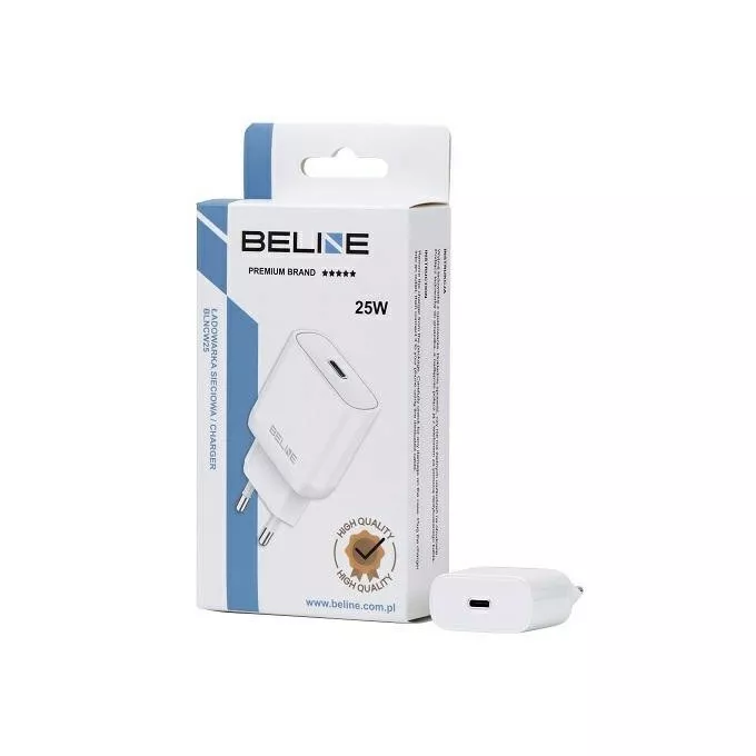Beline Ładowarka sieciowa 25W USB-C PD 3.0 bez kabla, biała