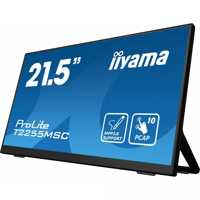 IIYAMA Monitor 21.5 cala T2255MSC-B1 POJ.10PKT.IPS,HDMI,DP,2xUSB 3.0