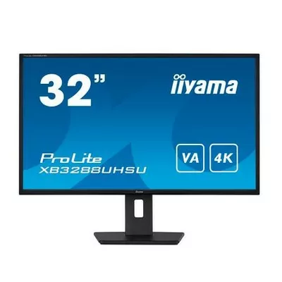 IIYAMA Monitor 31,5 cala XB3288UHSU 4K,VA,HDMI,DP,PIP,F.Sync,HAS/150mm,USB