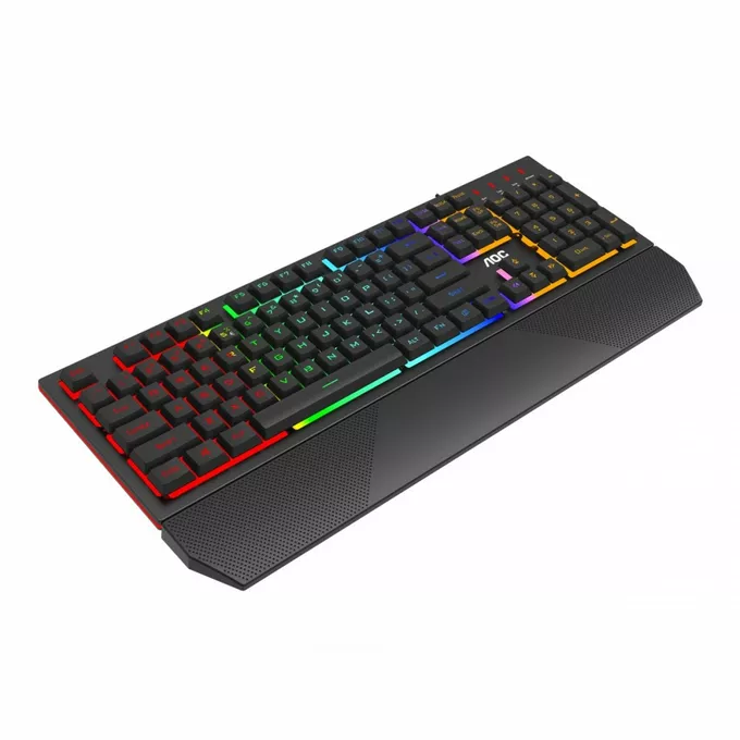 AOC Klawiatura GK200 Mechanical Feeling Wired Gaming Keyboard -  US International Layout