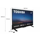 Toshiba Telewizor LED 43 cale 43UA2363DG
