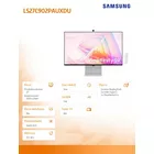 Samsung Monitor 27 cali Viewfinity S9 IPS 5120x2880 5K/UHD+ 16:9 1xminiDP 1xTB4.0 (90W/15W) 3xUSB3.0 WiFi/BT 5ms HAS+PIVOT głośniki płaski SMART 3lata on-site