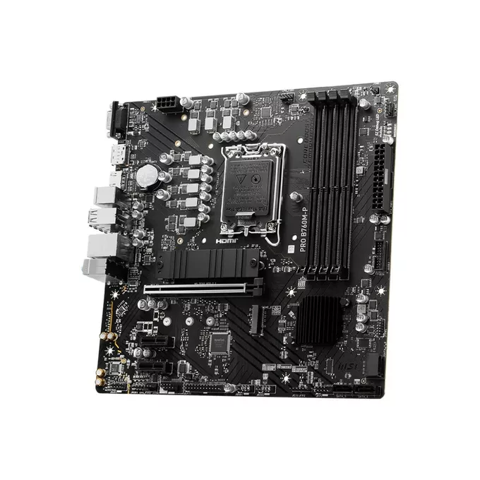 MSI Płyta główna PRO B760M-P s1700 4DDR5 DP/HDMI 2M.2 mATX