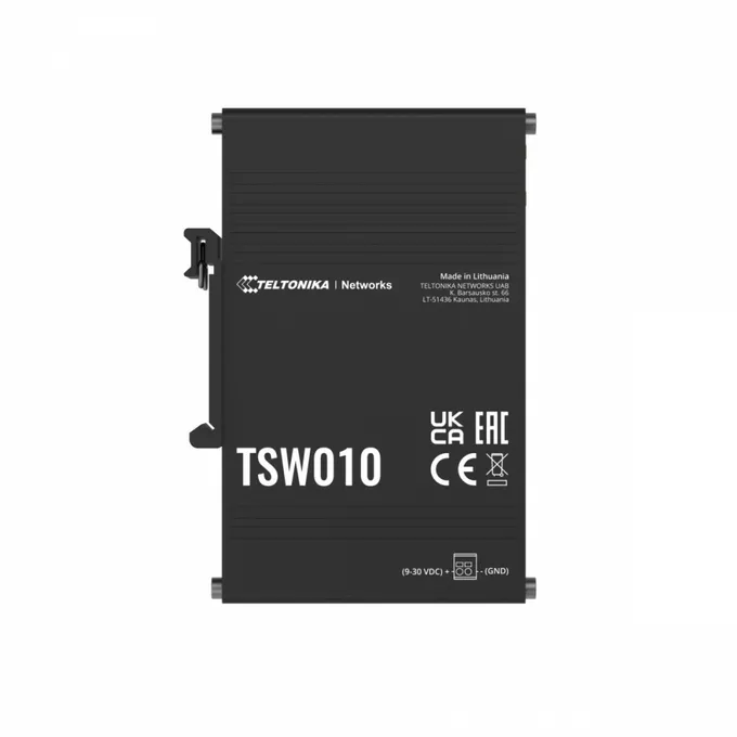 TELTONIKA Przełącznik przemysłowy TSW010 5xRJ45 porty 10/100Mbps