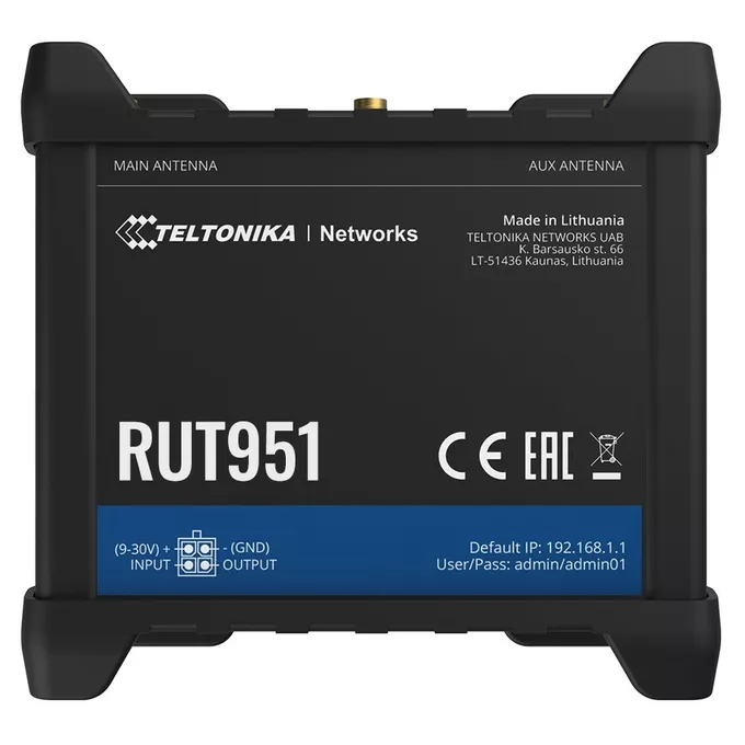 TELTONIKA Router LTE RUT951 (Cat4), 3G, 2G, WiFi, Ethernet | Alsen.pl