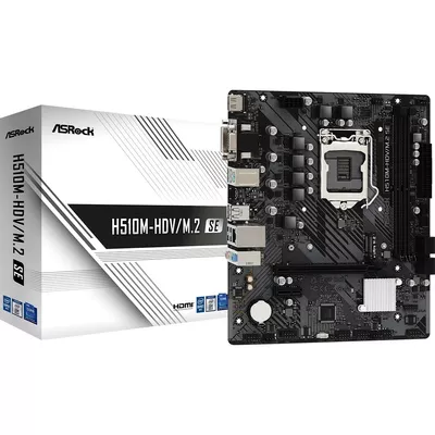 ASRock Płyta główna H510M-HDV/M.2 SE s1200 2DDR4 HDMI/DVI mATX