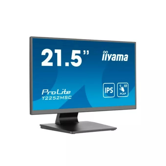 IIYAMA Monitor 22 cale T2252MSC-B2 10 PKT. POJ,IPS,HDMI,DP,2x1W,7H