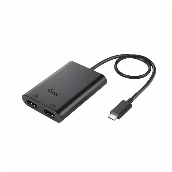 i-tec Adapter video USB-C Dual 4K/60Hz (single 8K/30Hz) HDMI
