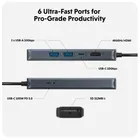 HyperDrive Koncentrator HyperDrive Next 6-Port USB-C Hub HDMI/4K60Hz/SD/MAC/PC/Chromebook/