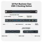 HyperDrive Stacja dokująca HyperDrive Next 10-Port Business Class USB-C Dock 2xHDMI/4K/SD/ PD 100W pass-through/miniJack/RJ45
