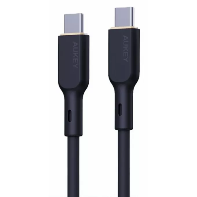 AUKEY CB-SCC102 silokonowy kabel USB C - USB C | 1.8m | 5A | 100WPD | 20V