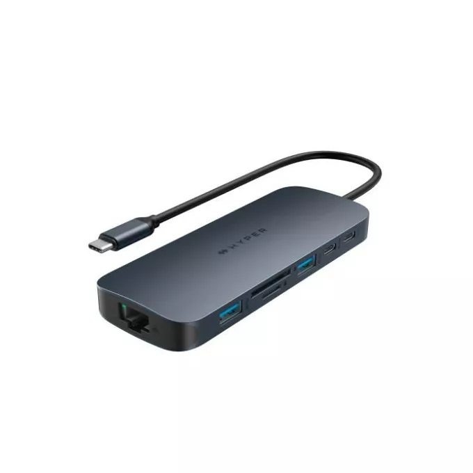 HyperDrive Koncentrator HyperDrive Next 11-Port USB-C Hub 2xHDMI/4K60Hz/SD/mSD/PD 3.1 140W power pass-through/miniJack