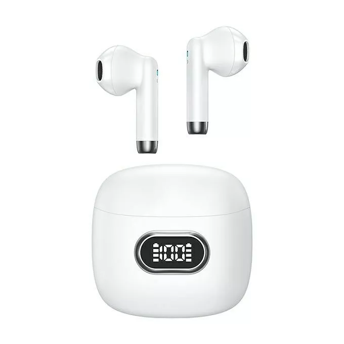 USAMS Słuchawki Bluetooth 5.3 TWS IA II LED Białe