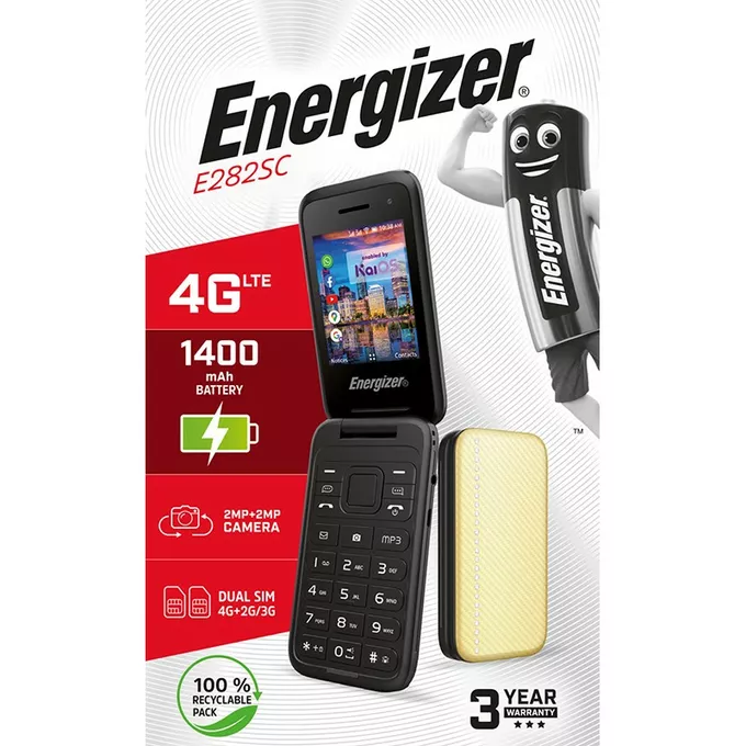 Energizer Telefon E282SC Dual Sim 512GB RAM 4GB Gold