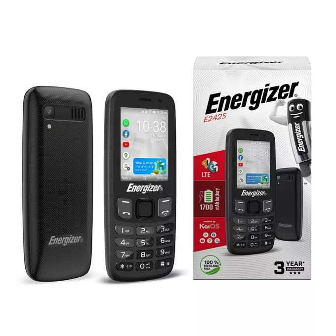 Energizer POWER MAX P550S &ndash; 16GB Nero &ndash; Dual SIM &ndash; Sbloccato &ndash; 4G/LTE &ndash; 2GB RAM &ndash; Android &ndash; 5.5 Pollici