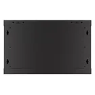 Lanberg Szafa wisząca 19 cali 6U 600x450 drzwi perforowane (flat pack) czarna