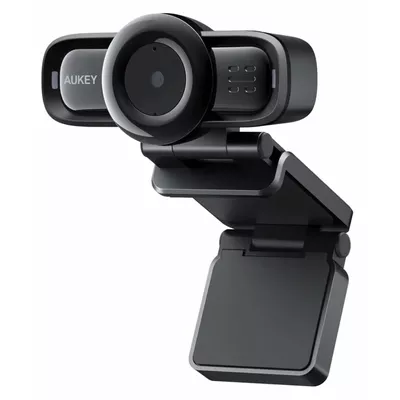 AUKEY Kamera internetowa USB PC-LM3| Full HD 1920x1080 | Autofocus | 1080p | 30fps | Mikrofony stereo