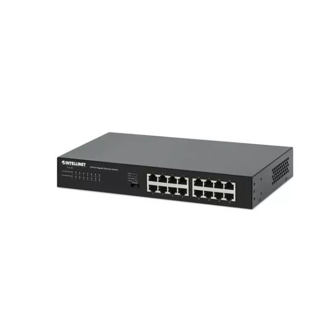 Intellinet Przełącznik Gigabit 16 portów RJ45 manual VLAN