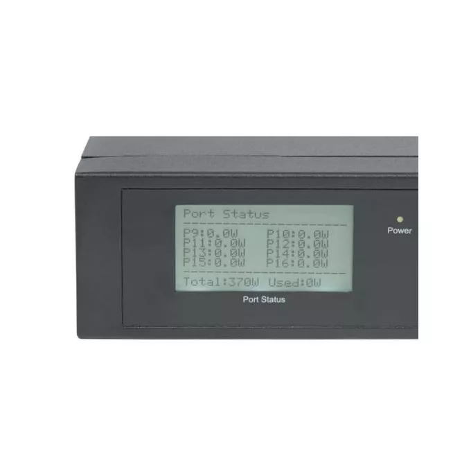 Intellinet Przełącznik Gigabit 16x RJ45, POE+, 2x SFP, LCD, Rack 19