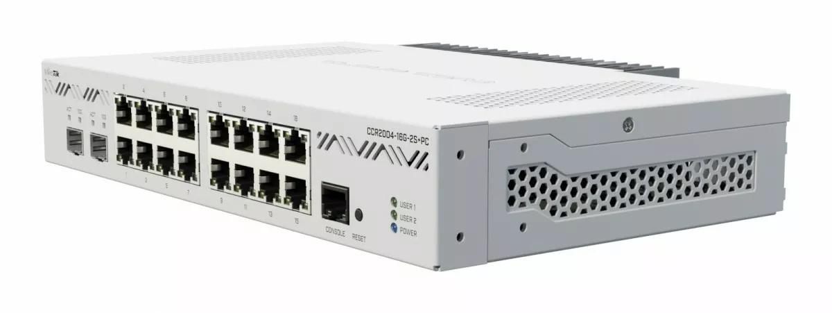 Mikrotik Router Przewodowy CCR2004-16G-2S+PC | Alsen.pl