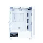 Zalman Obudowa I4 ATX Mid Tower PC Case 6 wentylatorów Biała