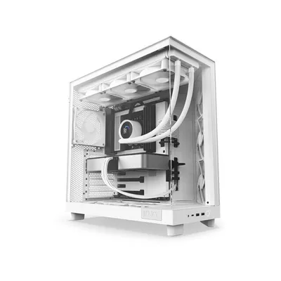 NZXT Obudowa H6 Flow z oknem Biała