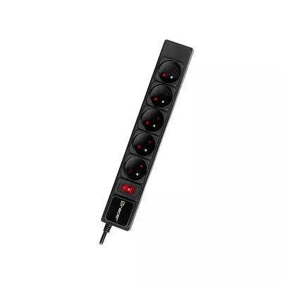 Tracer Listwa zasilająca Tracer PowerGear 3 m Black 5 gniazd