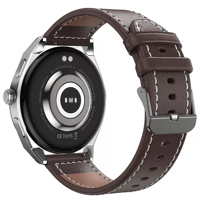 Kumi Smartwatch Kumi GT5 MAX 1.39 cala 290 mAh Srebrny