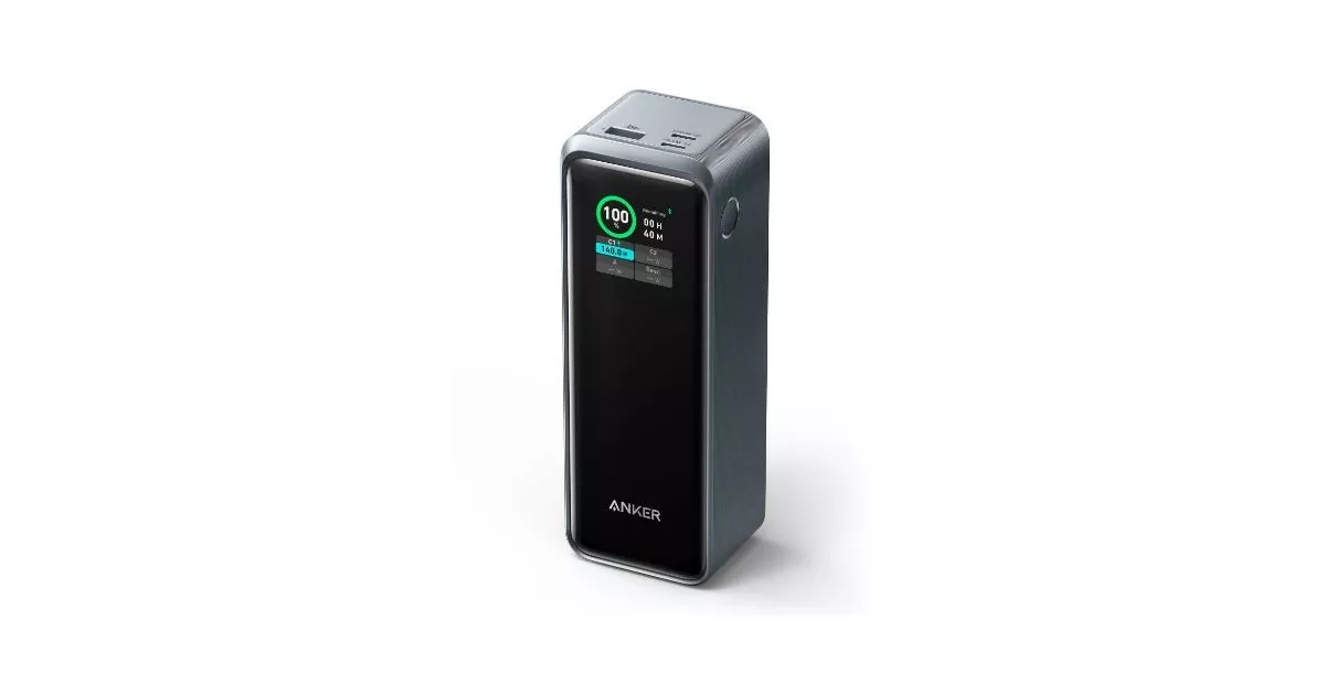 Anker Prime Power Bank (27650mAh, 250W)② Anker Powerbank Prime 27650 mAh 250W USB-C x 2 USB-A x 1
