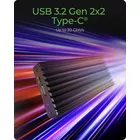 IcyBox Obudowa IB-1917M-C32 NVMe USB 3.2 Gen 2x2,  20 Gbit/s