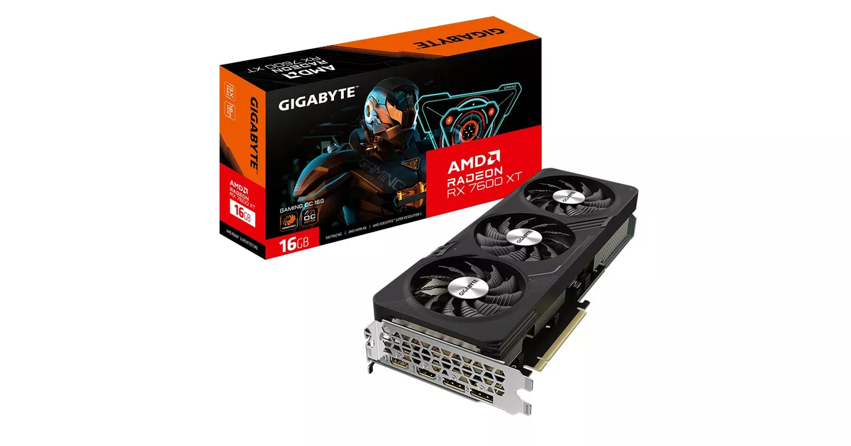 Gigabyte Karta graficzna Radeon RX 7600 XT GAMING OC 16G