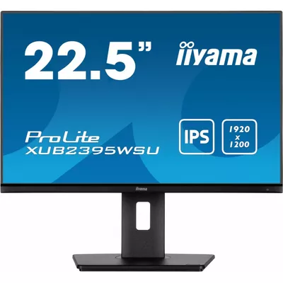 IIYAMA Monitor 22.5 cala XUB2395WSU-B5 IPS,PIVOT,1920x1200,DP,HDMI,VGA,16:10,2xUSB,2x2W,Freesync,HAS(150mm)