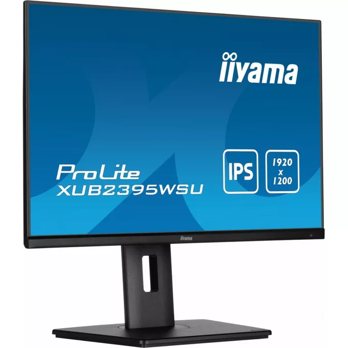 IIYAMA Monitor 22.5 cala XUB2395WSU-B5 IPS,PIVOT,1920x1200,DP,HDMI,VGA,16:10,2xUSB,2x2W,Freesync,HAS(150mm)