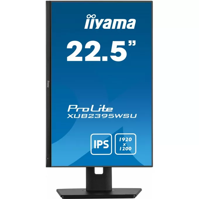 IIYAMA Monitor 22.5 cala XUB2395WSU-B5 IPS,PIVOT,1920x1200,DP,HDMI,VGA,16:10,2xUSB,2x2W,Freesync,HAS(150mm)