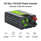 Green Cell Przetwornica PowerInverter DUO 12V/24V 300/600W modyfikowana sinusoida