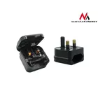 Maclean Adapter zasilania UK na gniazdo EU MCE71 Czarny