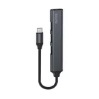 Savio Hub 4 porty USB-C - 3 x USB-A 2.0, 1 x USB-A 3.1 3.1 GEN 1, 5 Gbps, AK-71