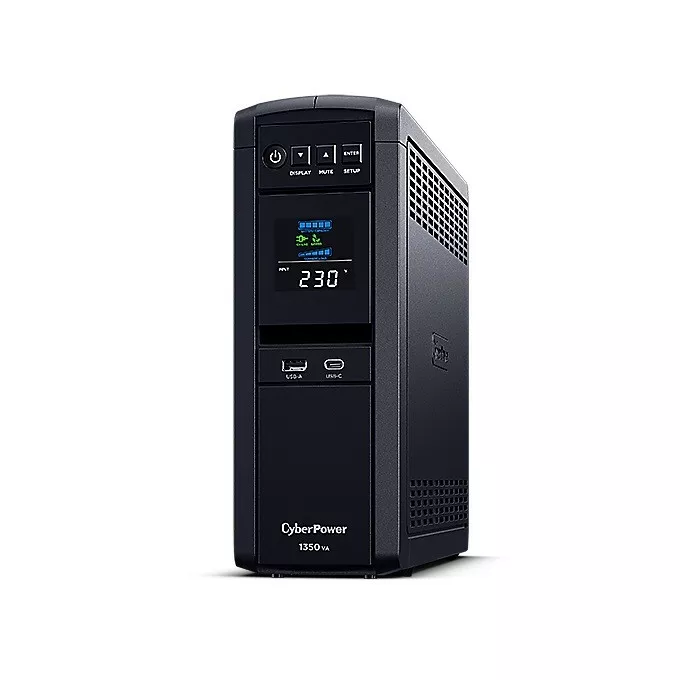 CyberPower Zasilacz awaryjny UPS CP1350EPFCLCD 1350VA/810W AVR/LCD/6xSchuko