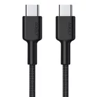AUKEY CB-CD45 nylonowy kabel Quick Charge USB C - USB C | 0,9m | 3A | 60W PD | 20V
