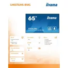IIYAMA Monitor wielkoformatowy 65 cali LH6575UHS-B1A G,24/7,IPS,ANDROID.11,4K