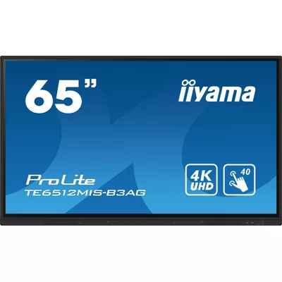 IIYAMA Monitor 65 cali ProLite TE6512MIS-B3 AG,40pkt,IPS,4K,24/7