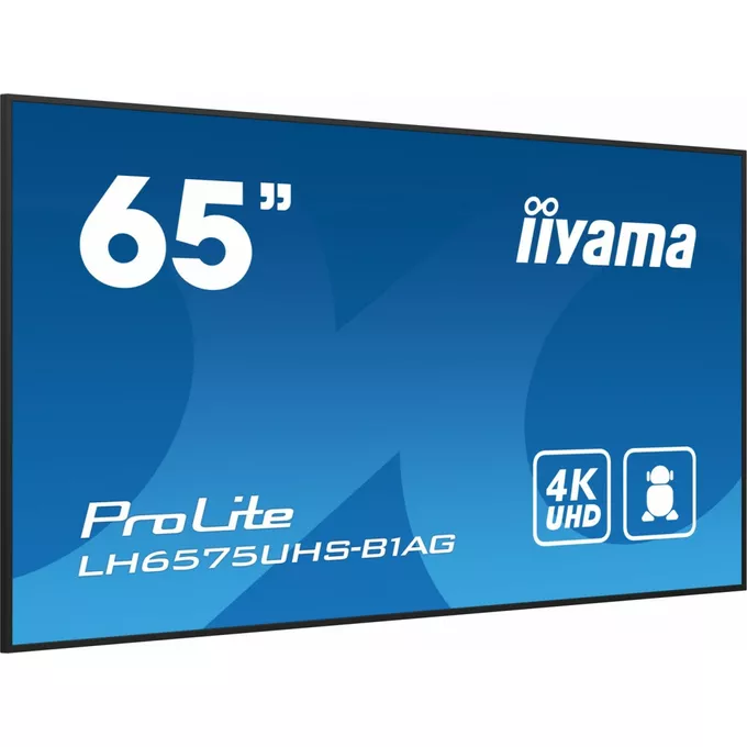 IIYAMA Monitor wielkoformatowy 65 cali LH6575UHS-B1A G,24/7,IPS,ANDROID.11,4K