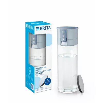 Brita Butelka filtrująca Vital + 2 MicroDisc jasny błękit