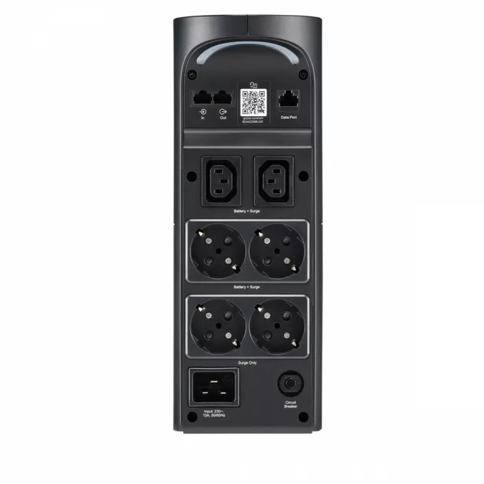 APC Zasilacz awaryjny BGM2200B-GR Back-UPS Pro, 2200VA/1320W, Tower, 230V,        4xSchuko, 2xIEC C13 outlets, RGB Lights, Pure Sine Wave, czarny