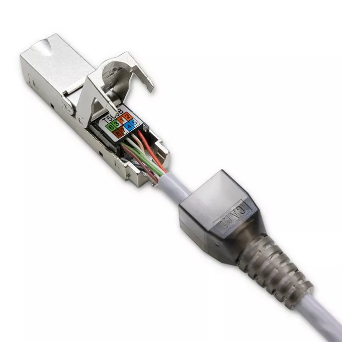 さーえ Qoltec Wtyk RJ45 beznarzędziowy STP | CAT6 | JACK PIN