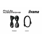 IIYAMA Monitor 23.8 cala ProLite XUB2493HS-B6 IPS.HDMI.DP.2x2W.HAS