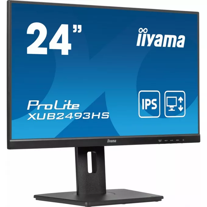 IIYAMA Monitor 23.8 cala ProLite XUB2493HS-B6 IPS.HDMI.DP.2x2W.HAS