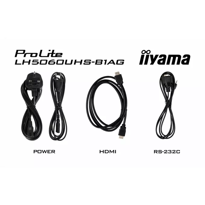 IIYAMA Monitor wielkoformatowy 49.5 cala LH5060UHS-B1AG matowy 24h/7 500(cd/m2) VA 3840 x 2160 UHD(4K) Android.11 Wifi CMS(iiSignage2)